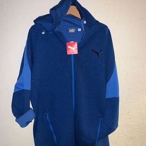 puma blue hoodie